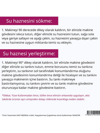 SU BAZLI VAKUMLU SİYAH NOKTA TEMİZLEME CİHAZI