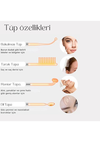 Yüksek Frekanslı Cilt Bakım Cihazı