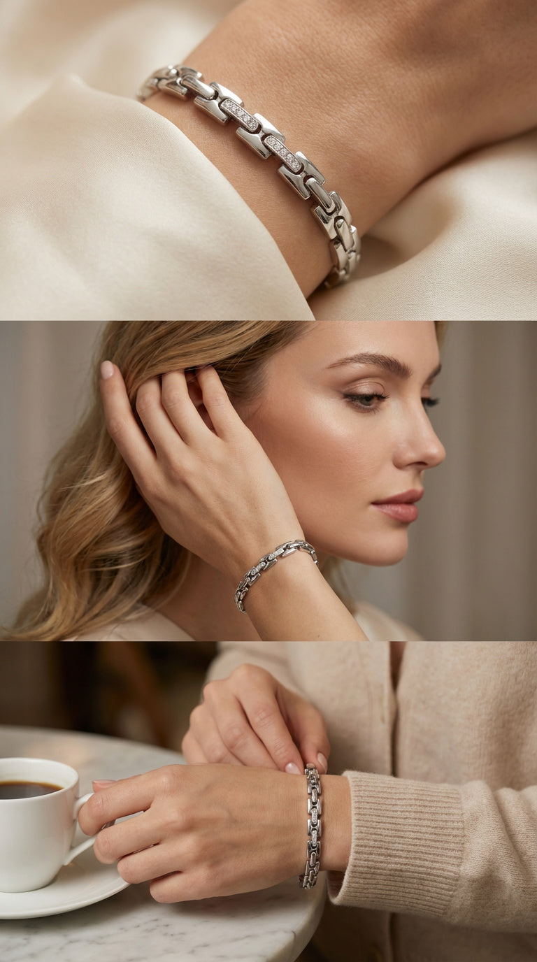 The Modern Link Dikdörtgen Bar Bileklik