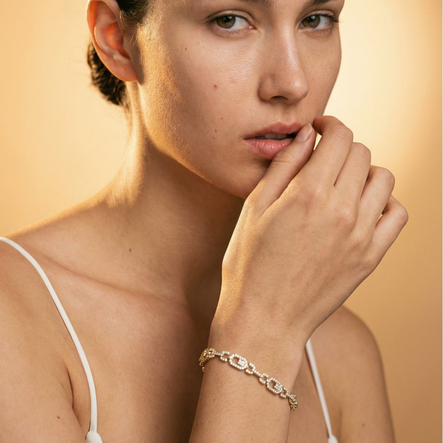 The Geo-Luxe Bracelet Geometrik Lüks Bileklik