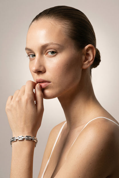 The Modern Link Dikdörtgen Bar Bileklik