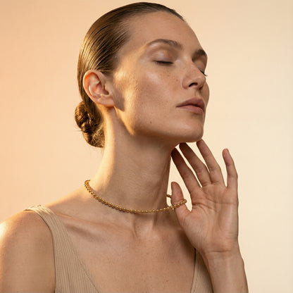 Aura Boncuk Zincir Kolye