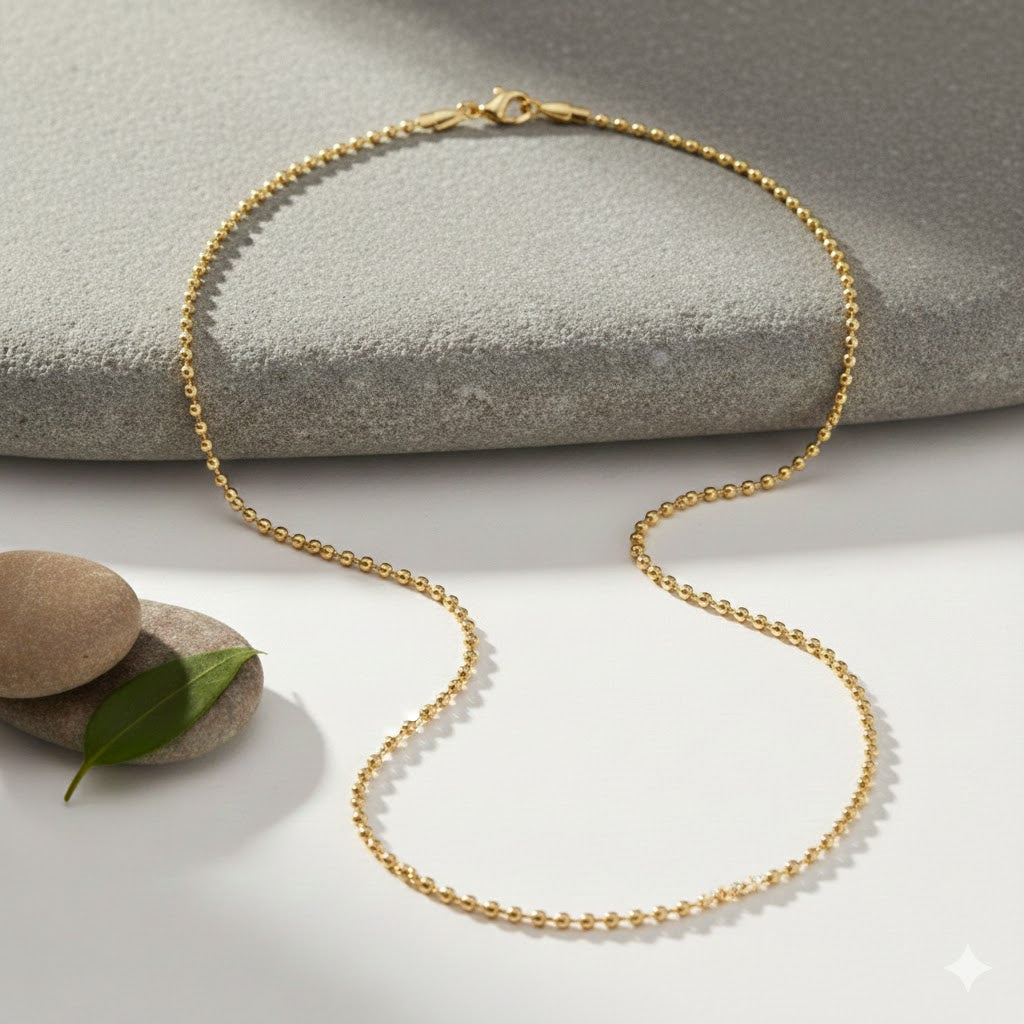 Aura Boncuk Zincir Kolye