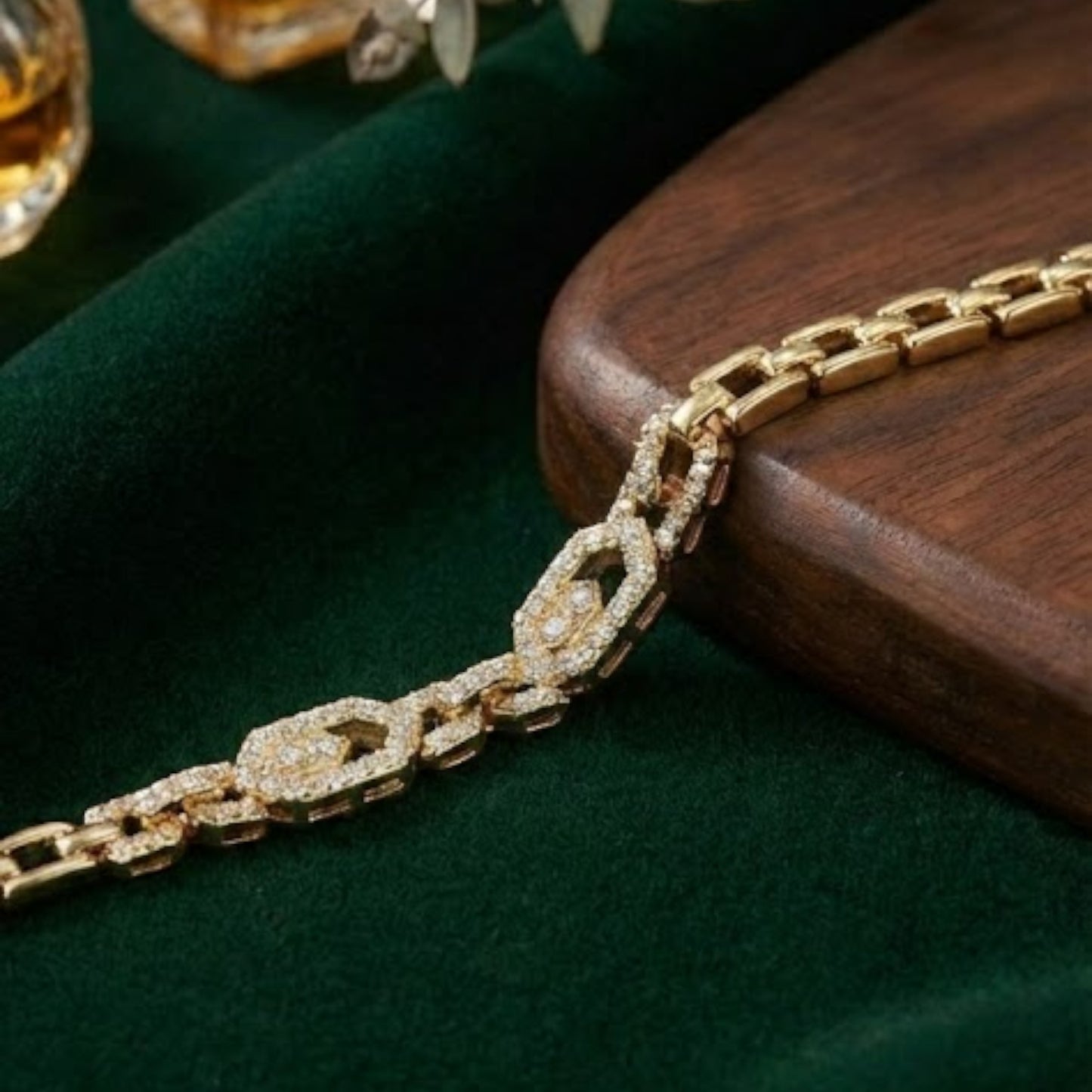 The Geo-Luxe Bracelet Geometrik Lüks Bileklik