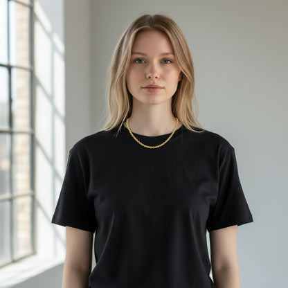 Luma Twist İnce Gold Kolye